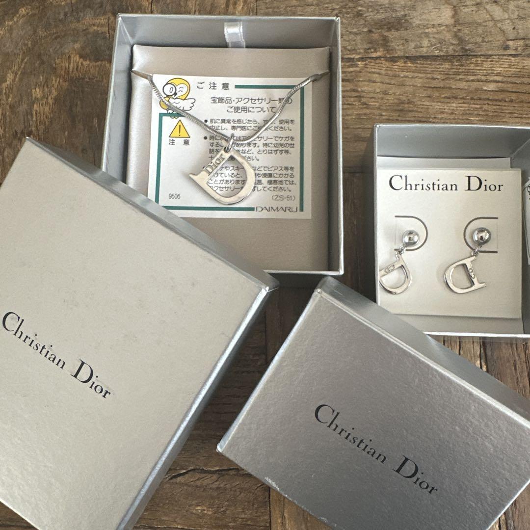 Christian Dior ネックレス＆ピアス