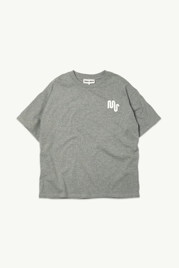 【激安アウトレット!】 Long story main Tee タグ付き-上品な 8y Melange Grey トップス