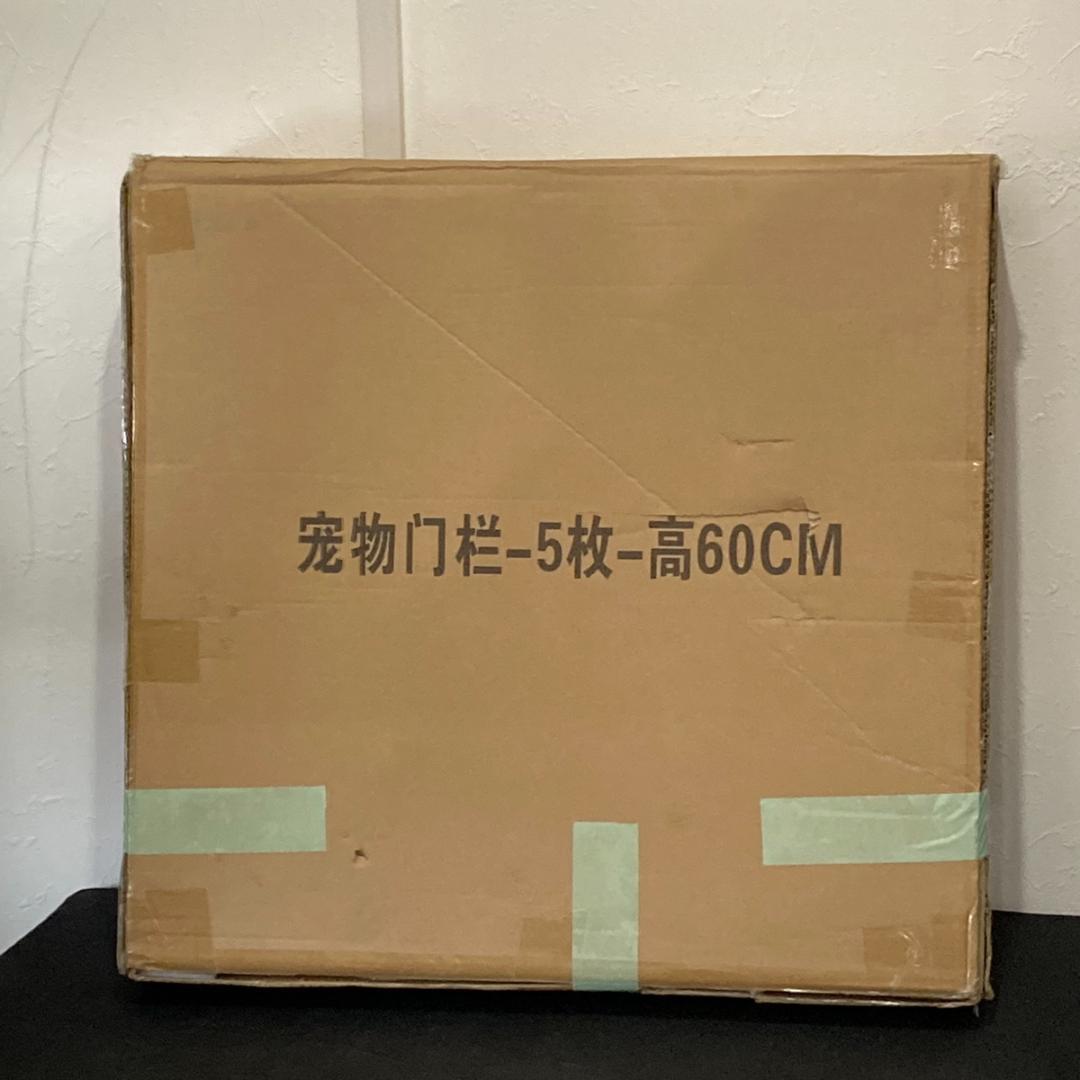 未使用！ 木製ペットゲート フェンス パーテーション 5枚 高さ60㎝