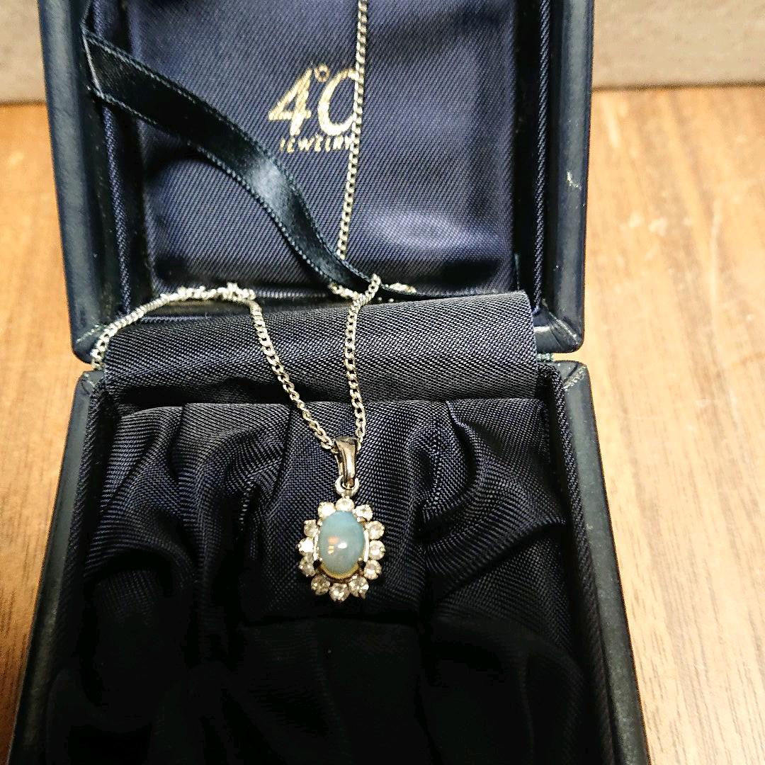 限定30%OFF 大特価 オパール&メレダイヤネックレス 50cm up5Yd-m37547287887 新品 定番格安