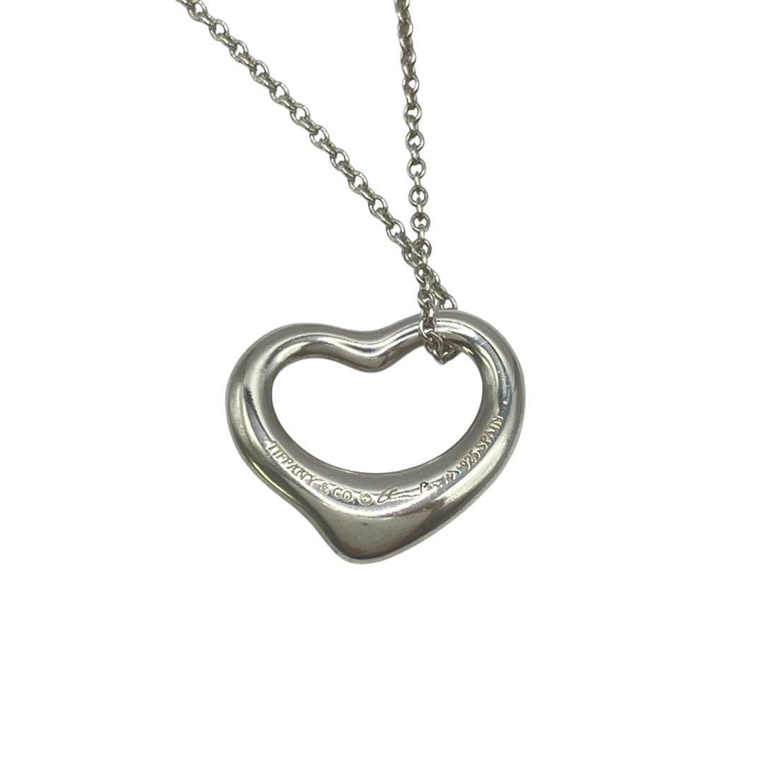 TIFFANY&CO. ティファニー　ネックレス　オープンハート　シルバー925
