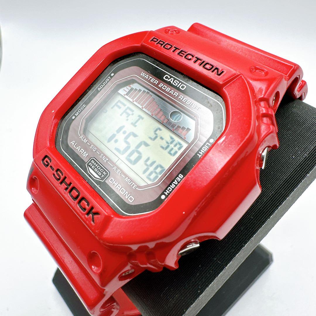 美品 稼動品 CASIO カシオ Gショック GLX-5600 メンズ 赤