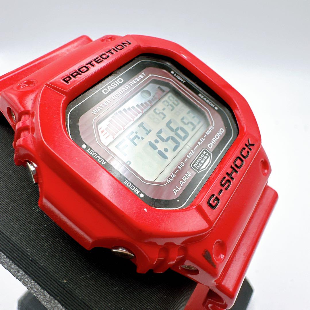 美品 稼動品 CASIO カシオ Gショック GLX-5600 メンズ 赤