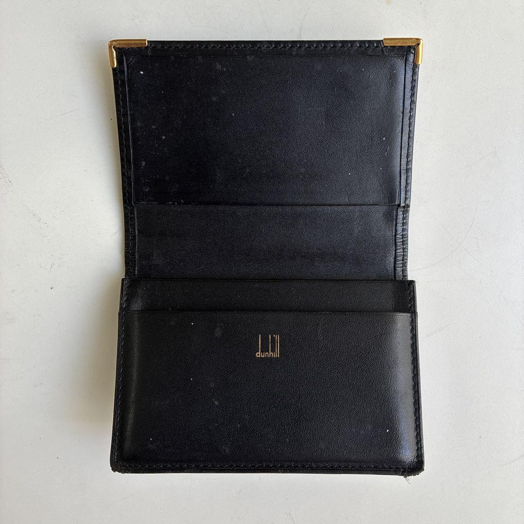 dunhill ダンヒル 名刺入れ オックスフォード レザー ブラック