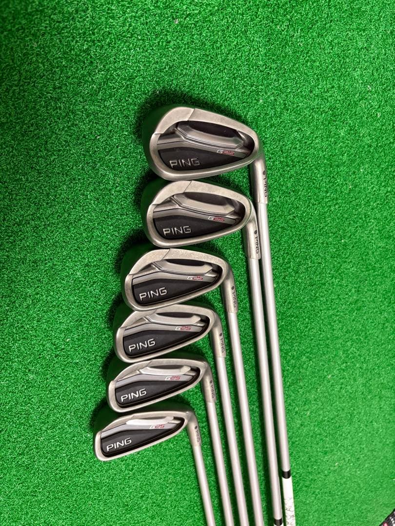 PING G25 ブラック 純正Rカーボンシャフト