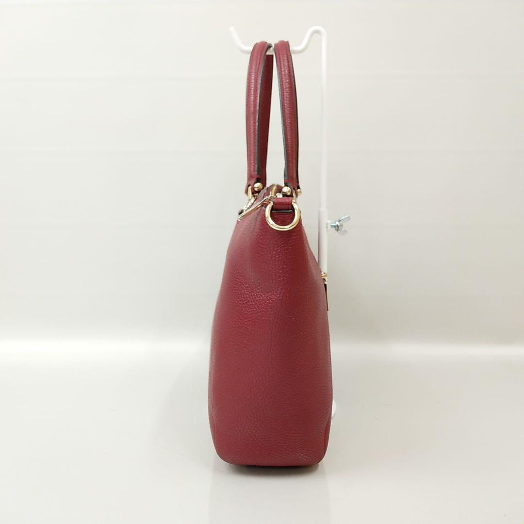 2503-104｜美品｜コーチ 2WAY ハンドバッグ レザー レッド バッグ