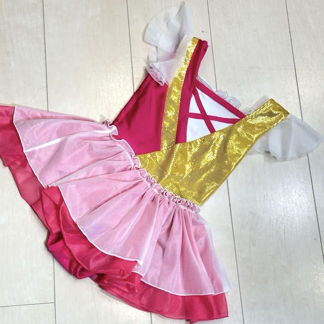 試着のみ 新体操 チャコット レオタード プリキュア 120cm アイドル