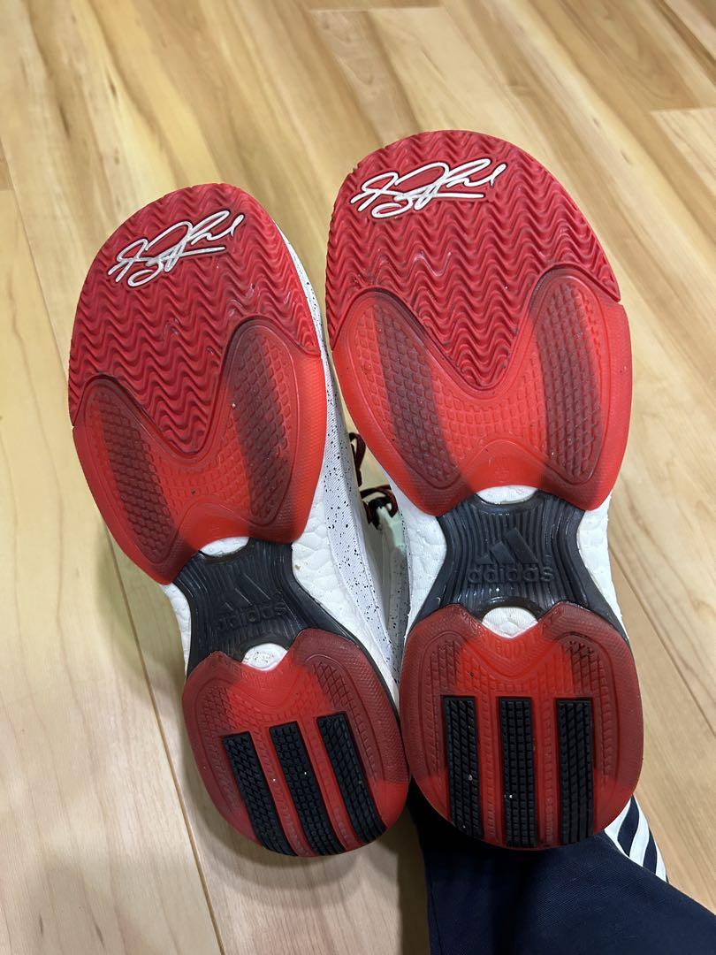 adidas D Rose 7 ホワイト/レッド バスケットボールシューズ