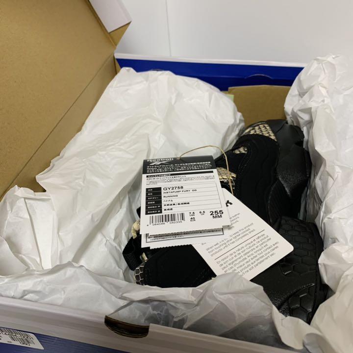 スタイルシ 02 25 .5 Reebok 黒 蛇柄 ベージュ 1xtGa-m37560698079 新品 ポンプフューリー インスタポ