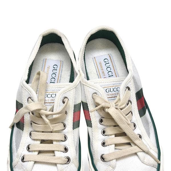 グッチ ライン メッシュ レディーススニーカー 36(約23cm)