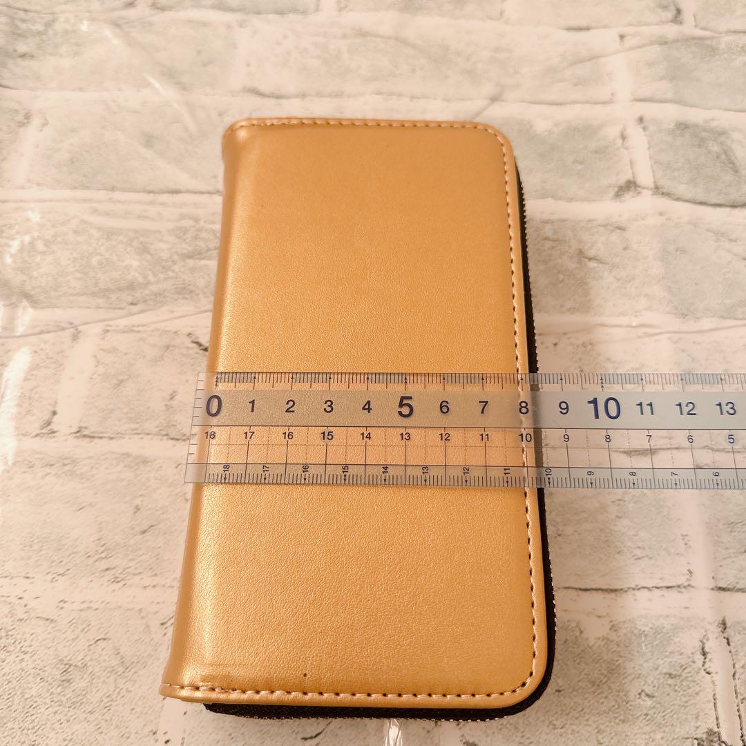 じ　Google pixel 7a ケース カバー 手帳型 財布　ゴールド