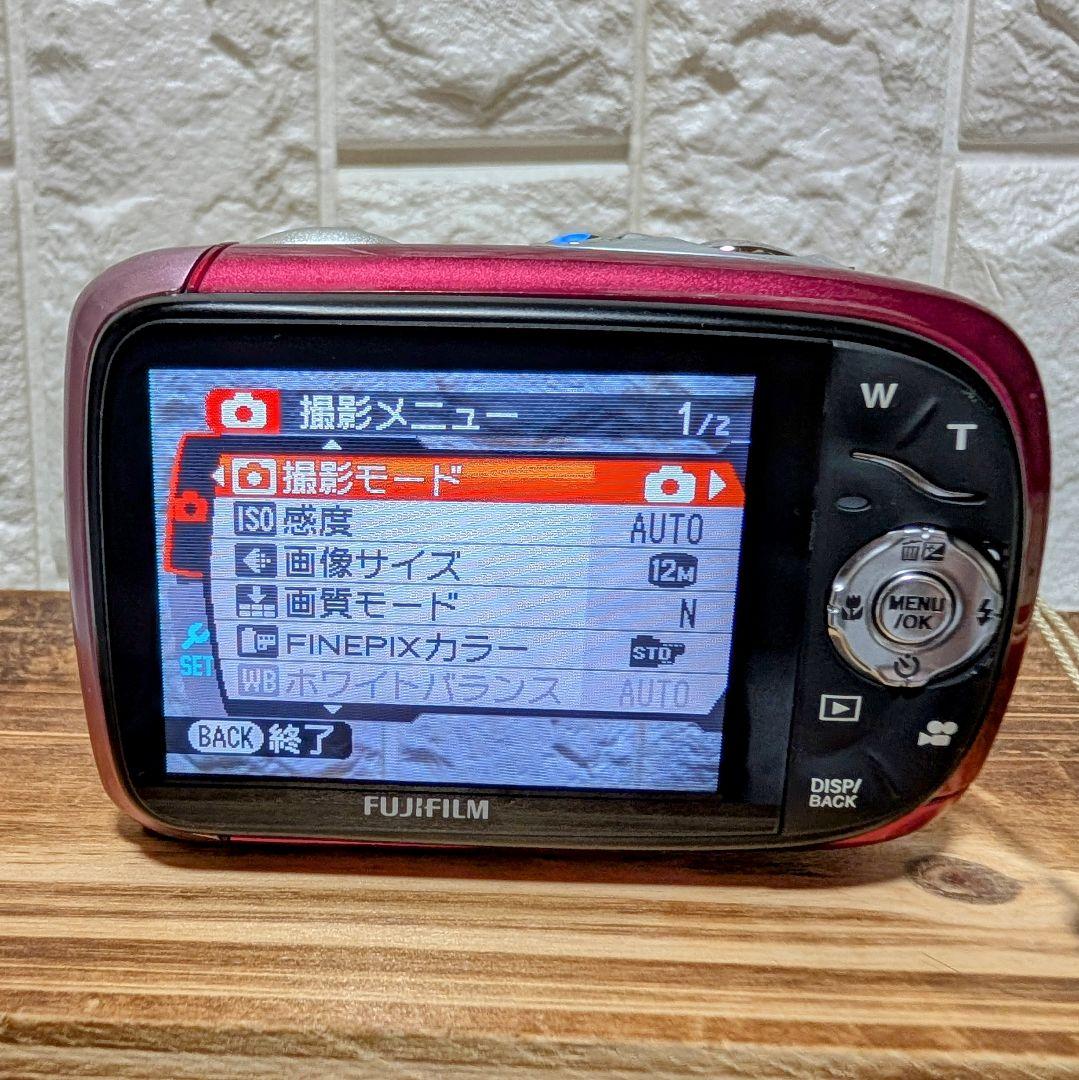 【美品】フジフィルム　FinePix　XP10 デジカメ　ピンク　動作確認済