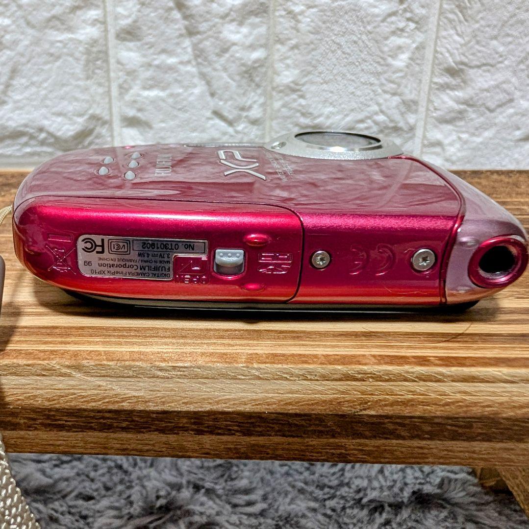 美品】フジフィルム FinePix XP10 デジカメ ピンク 動作確認済