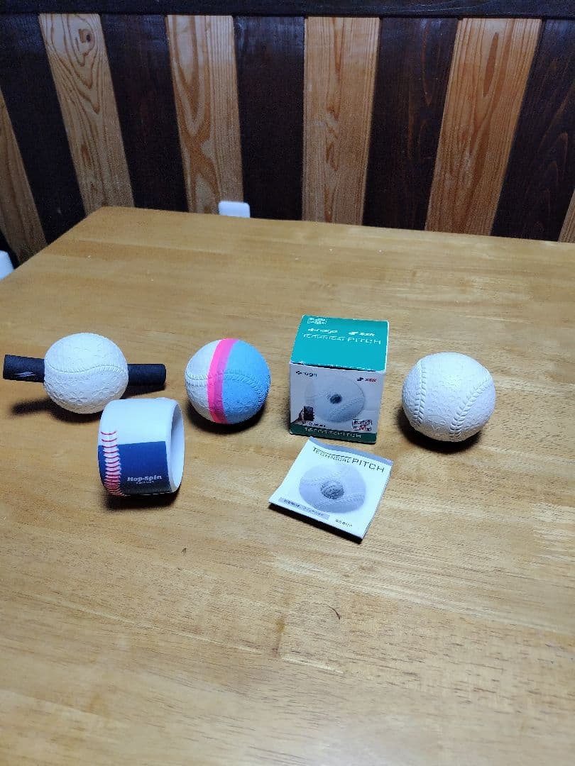 テクニカルピッチ ボール 軟式 M球 球速 回転 軸 傾き 測定傷や汚れあり