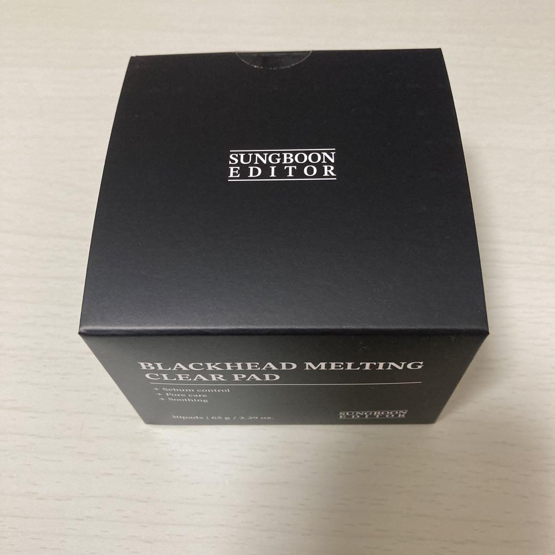 ブラックヘッドメルティングクリアパッド SUNGBOON EDITOR