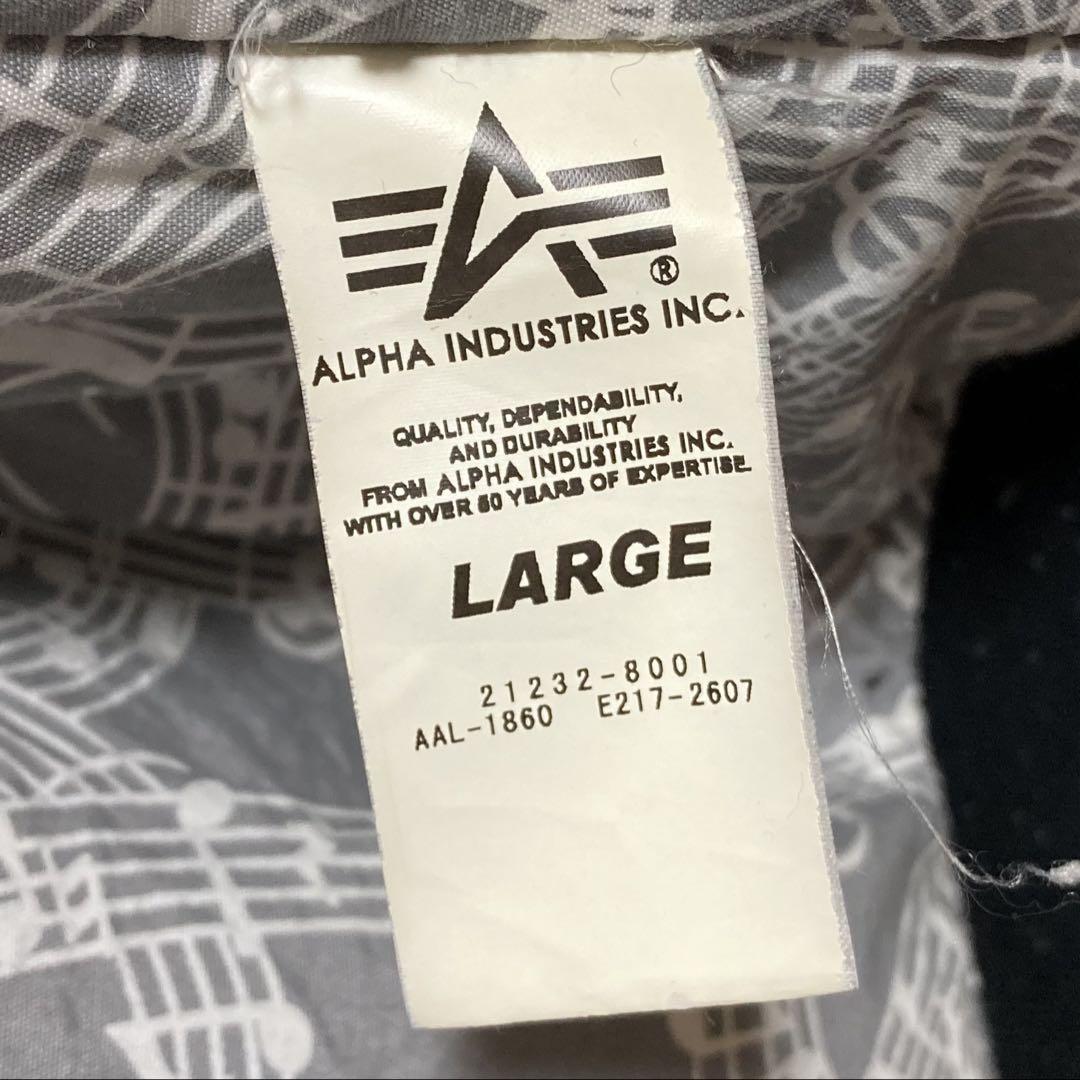 n(n)ナンバーナイン×アルファ　ＭＡ１ジャケット　黒　size Ｌ