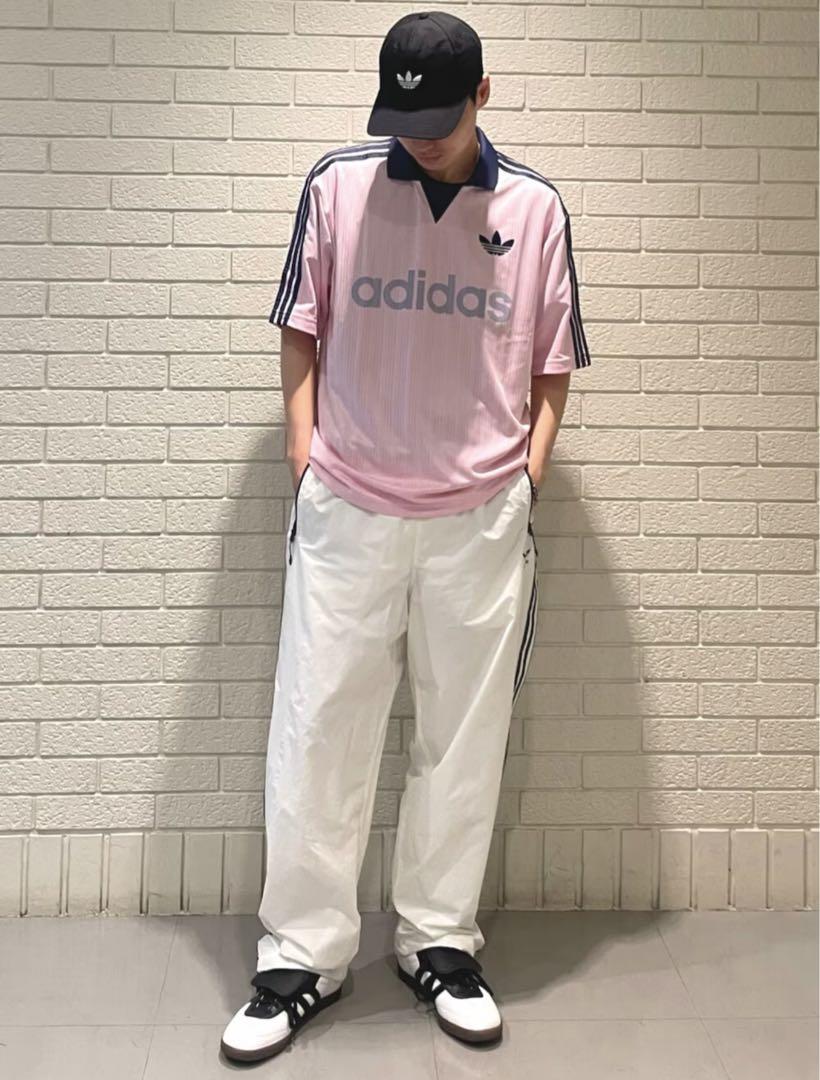 ほ*な様 adidas 襟付きゴーリートップ　ピンク　M 新品未使用 Adidas 襟付きゴーリートップ pink - メルカリ