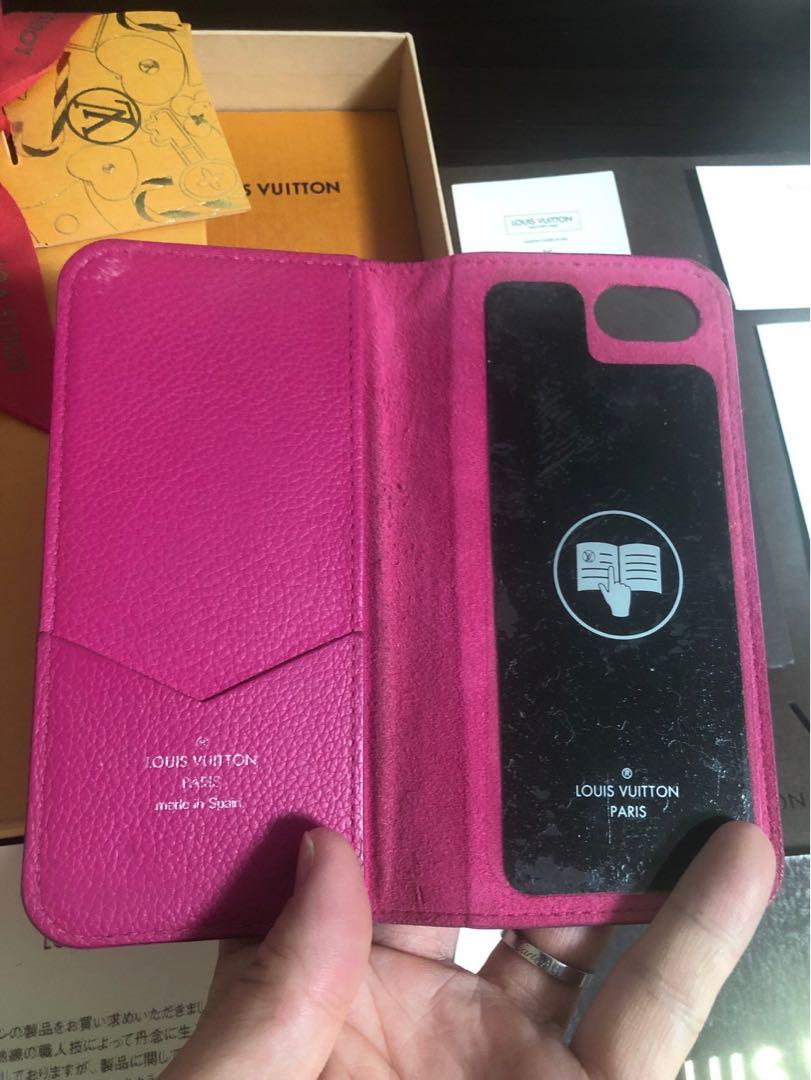 本物保証！LOUIS VUITTON マヒナiPhone7.8.SEケース