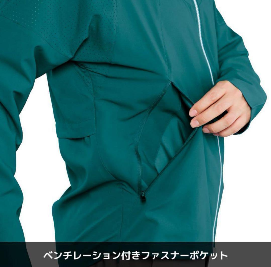 【新品未使用】ワークマン エックスシェルター 暑熱 フーディー Mブラック　黒