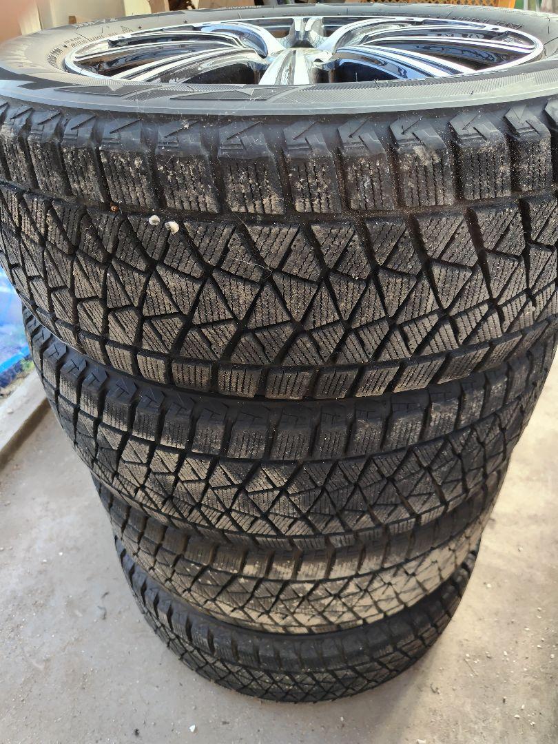 送無アルミ付 7J+50 5/100 ブリザック DM-V2 225/60R17