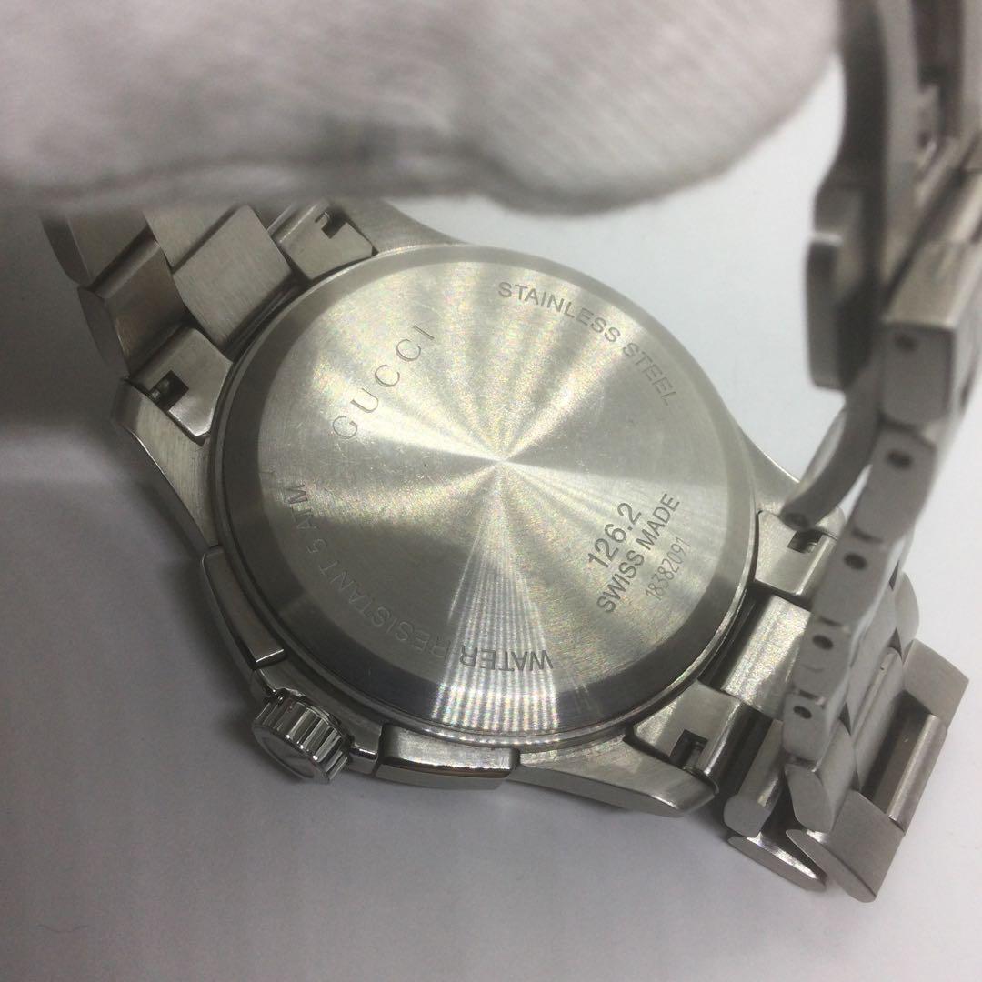 GUCCI グッチ　Gタイムレス 126.2 クロノ　腕時計　クォーツ　保管品