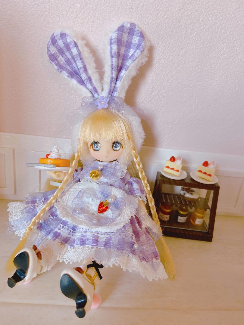 シュガーカップス♡パフ袖ウエイトレス（パープルver.）