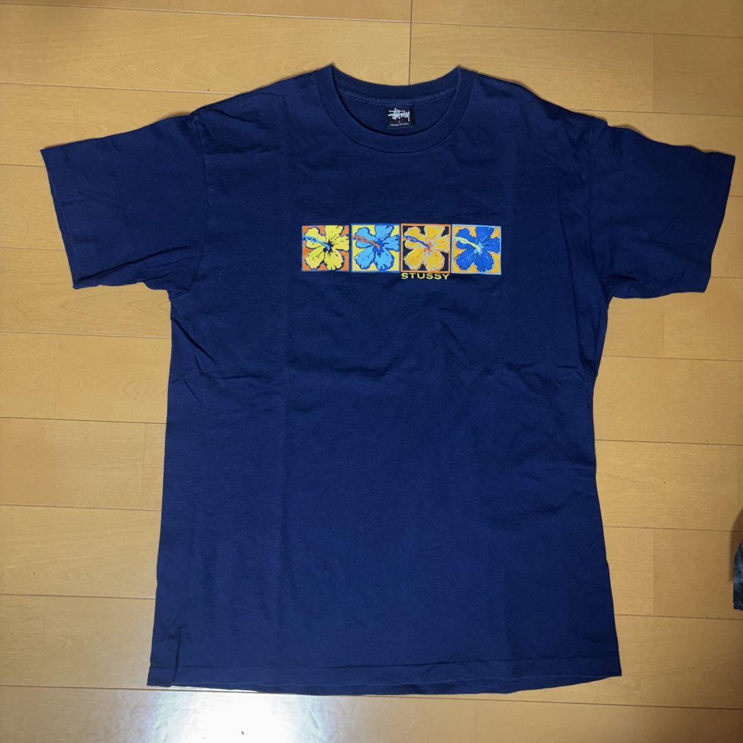 stussy Tシャツ 紺タグ 90s オールドストゥーシー シングル