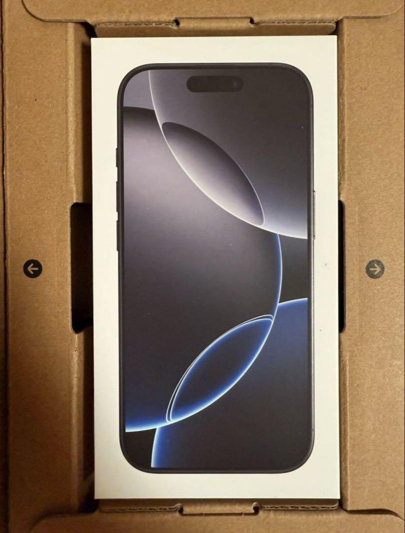 【新品未開封】 iPhone 16 Pro ブラックチタニウム 256GB