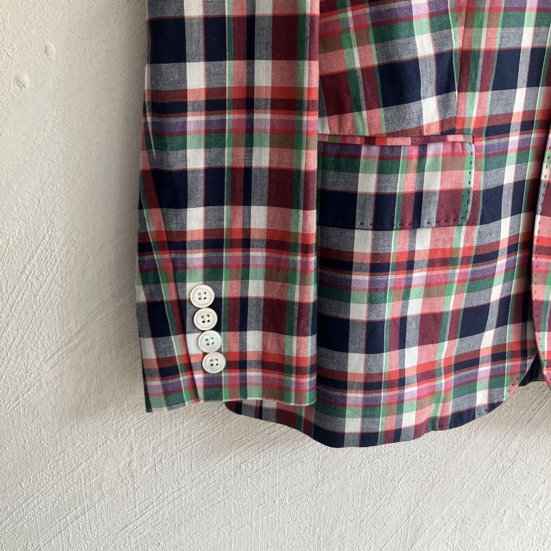 新品 POLO RALPH LAUREN マドラスチェック テーラードジャケット