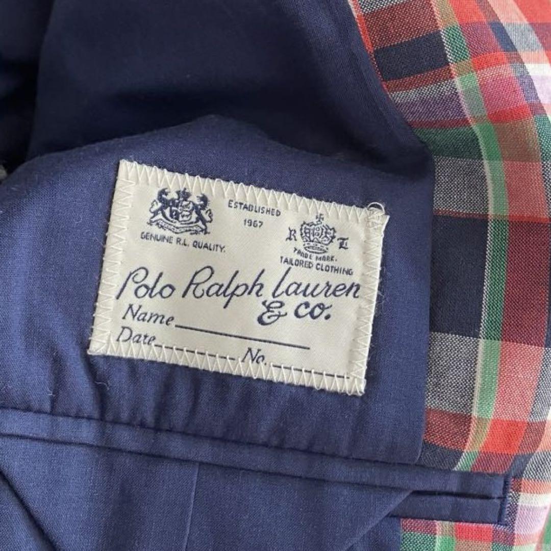 新品 POLO RALPH LAUREN マドラスチェック テーラードジャケット