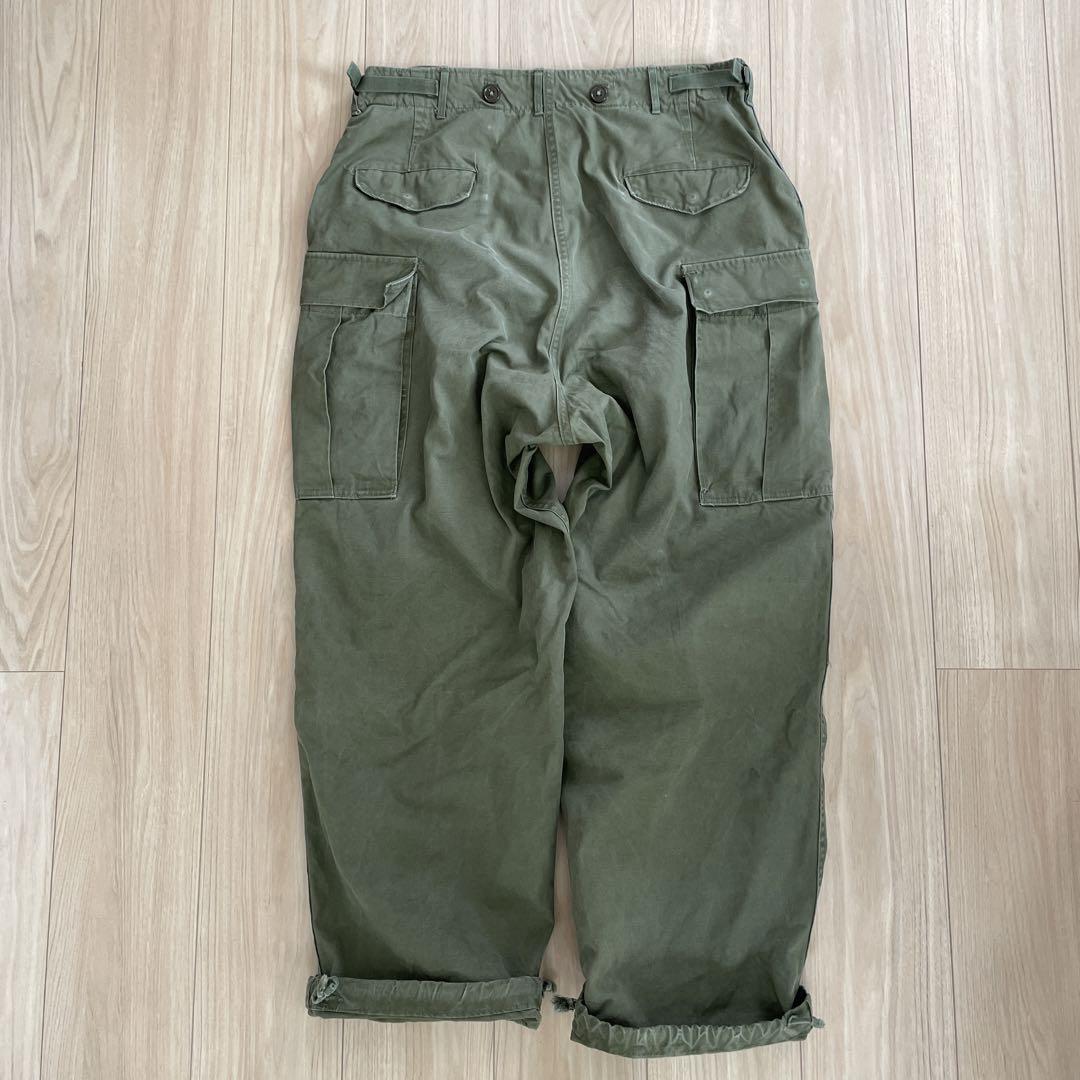 【ダック生地】50's U.S.ARMY M-51 米軍 フィールドパンツ
