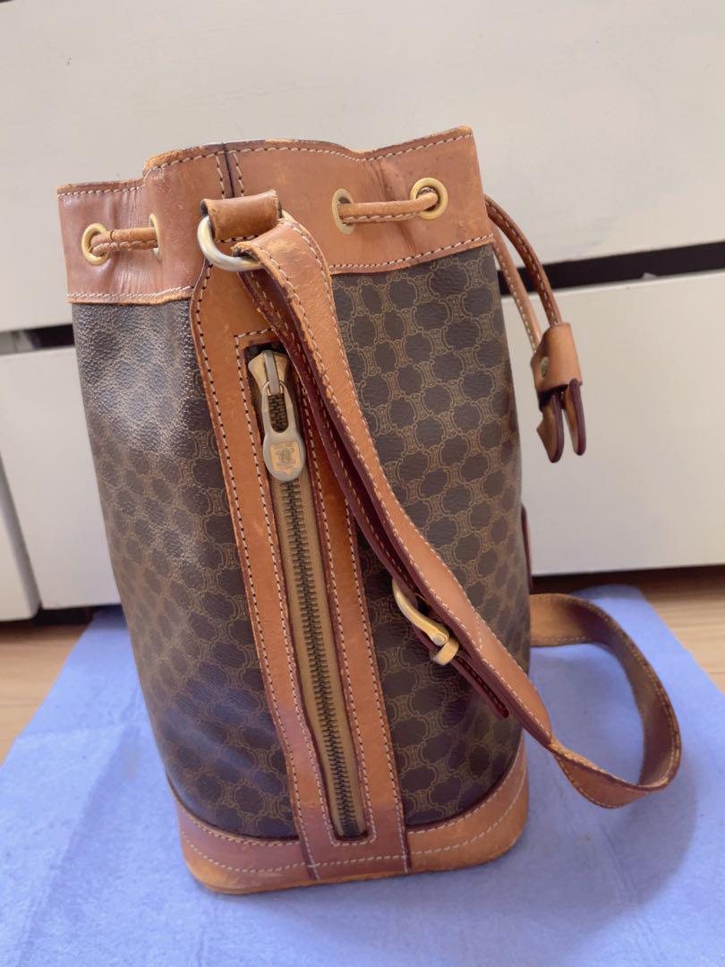 CELINE ドットパターン ショルダーバッグ