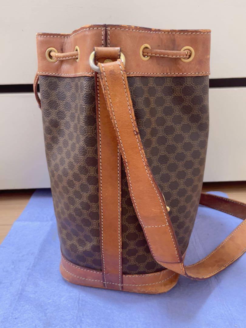 CELINE ドットパターン ショルダーバッグ