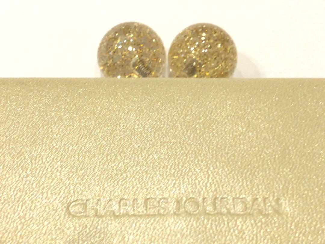 新品　シャルルジョルダン　がま口　財布　キャンディ　ゴールド