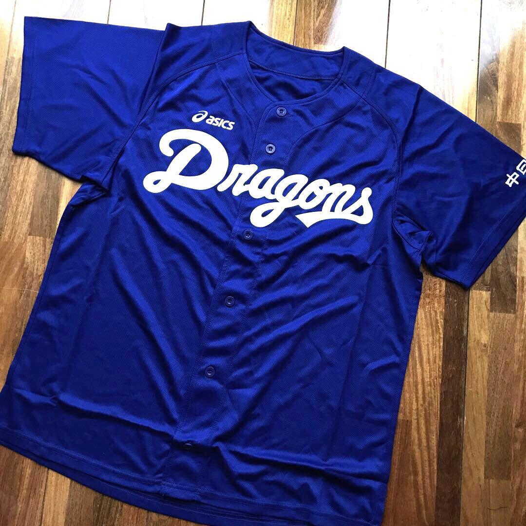 中日ドラゴンズ ユニフォーム アシックス ブルー 新品未使用