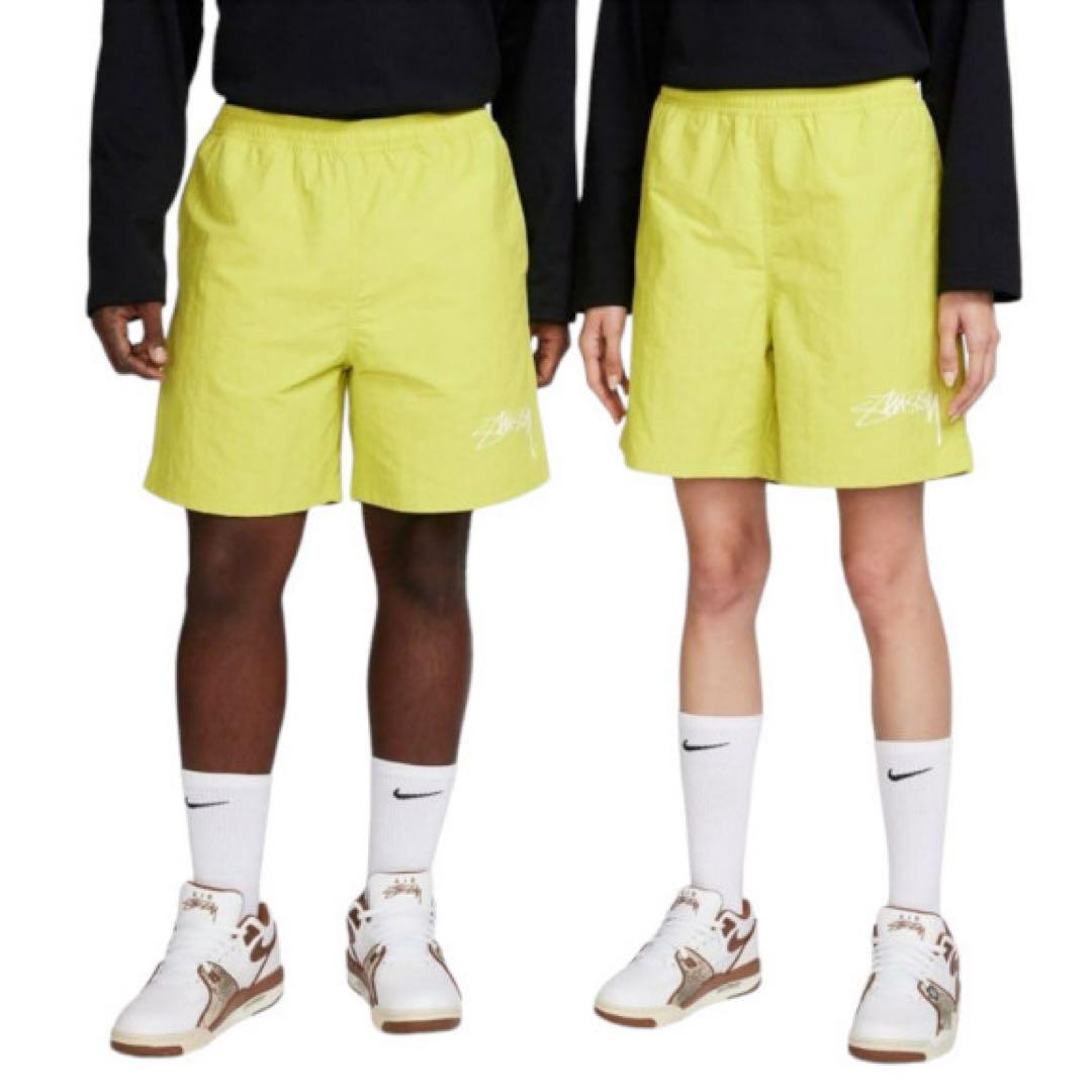 Nike ステューシー　イエロー ショートパンツ　Lサイズ Nike ステューシー イエロー ショートパンツ Lサイズ
