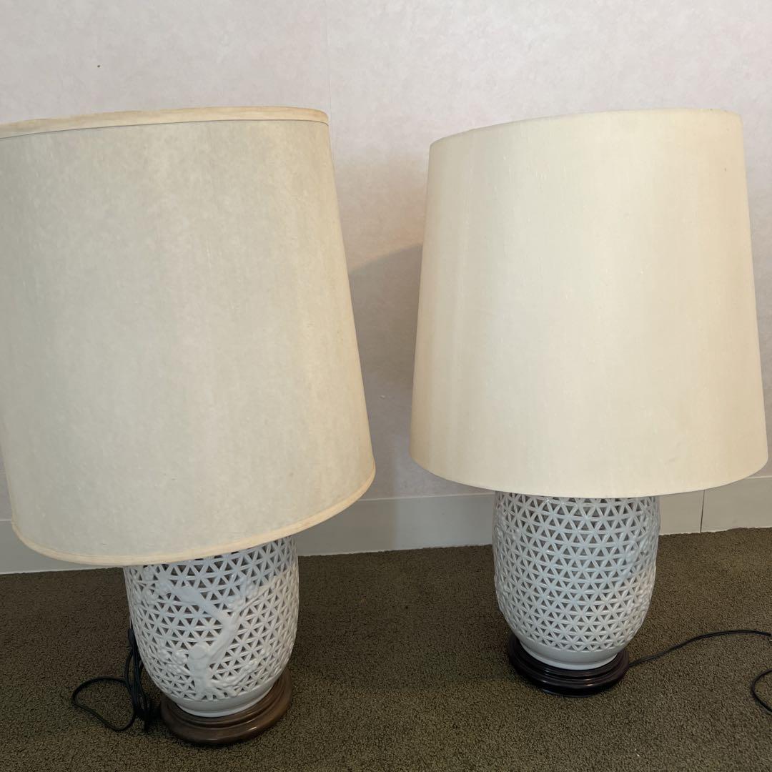 アンティークランプ 陶器 1つ 画像4