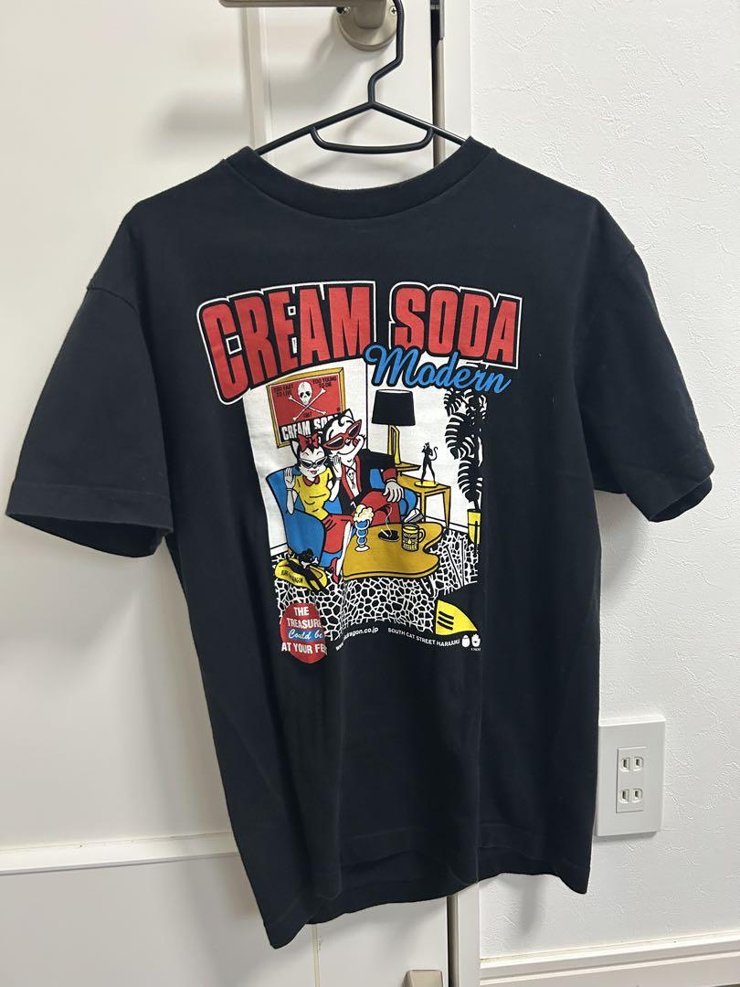 CREAM SODA グラフィックTシャツ ブラック