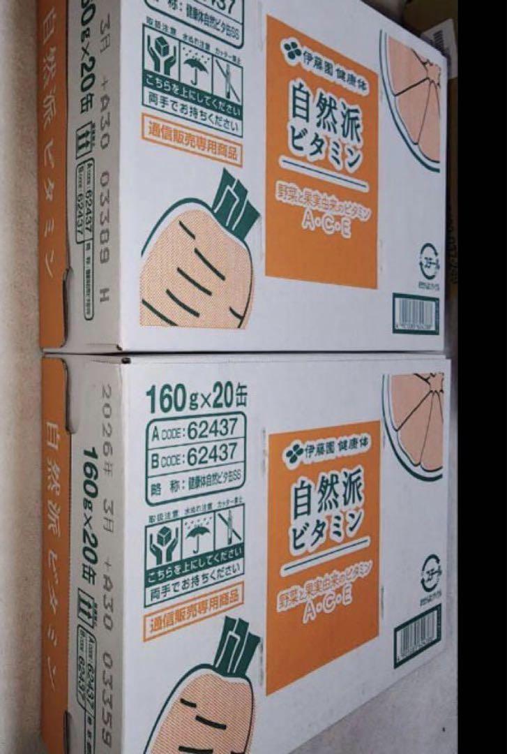 自然派ビタミン　缶160g 20本入 2ケースセット