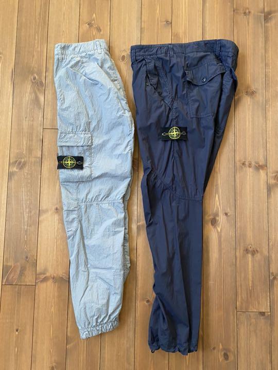 S低価格で大人気の STONE ISLAND NYLON CARGO 2点セット ワークパンツ 特急 STONE ISLAND カーゴパンツ 最終価格 ワークパンツ/カーゴパンツ