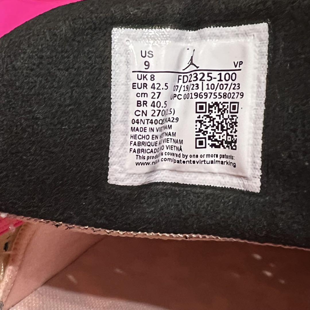 NIKE エアジョーダン 38 low バッシュ ホワイト/ピンク