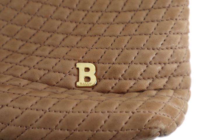 BALLY バリー トートバッグ ショルダーバッグ キルティング Bロゴ