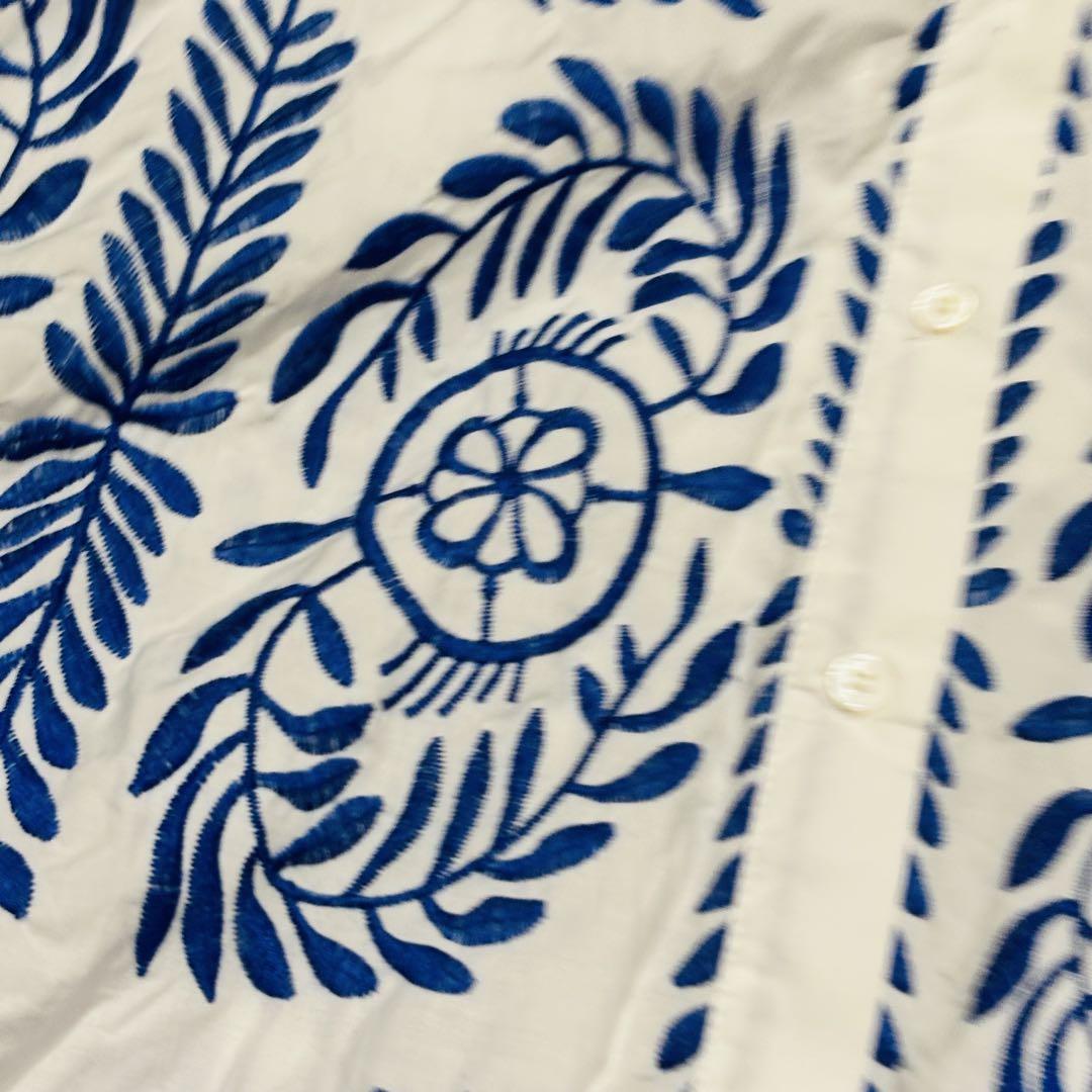 美品】ザラ カットワー刺繍 ロングワンピース Aライン - メルカリ