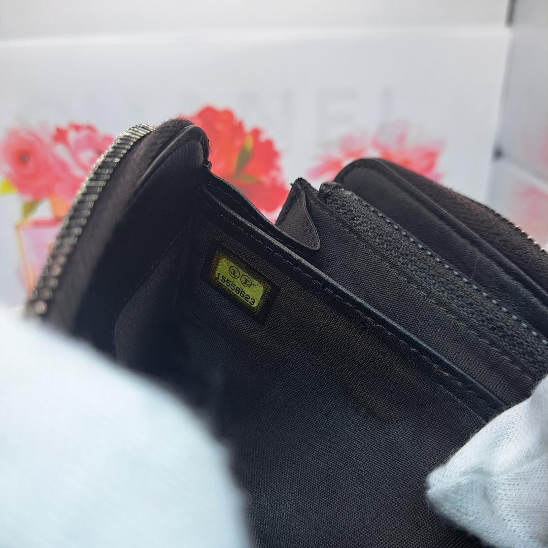 CHANEL マトラッセ エナメル ブラック 長財布 財布 CHANEL マトラッセ エナメル ブラック 長財布 財布