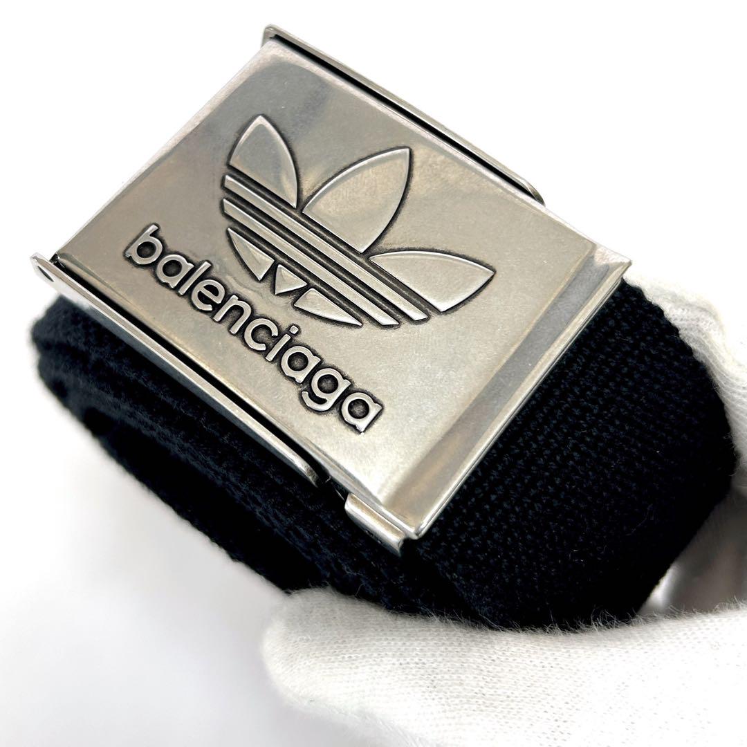 balenciaga adidas スケーターベルト　ガチャベルト　ブラック　L