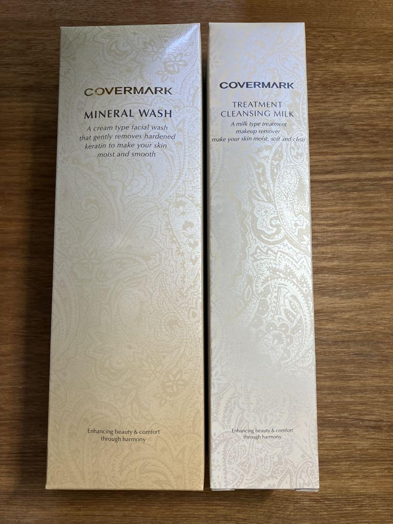 カバーマークミネラルウォッシュ125g&トリートメントクレンジングミルク200g
