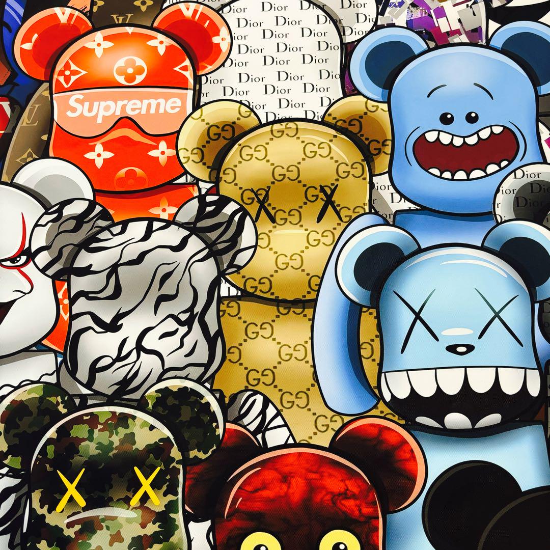 【ポスター】KAWS(カウズ)20 ベアブリック(A1サイズ)