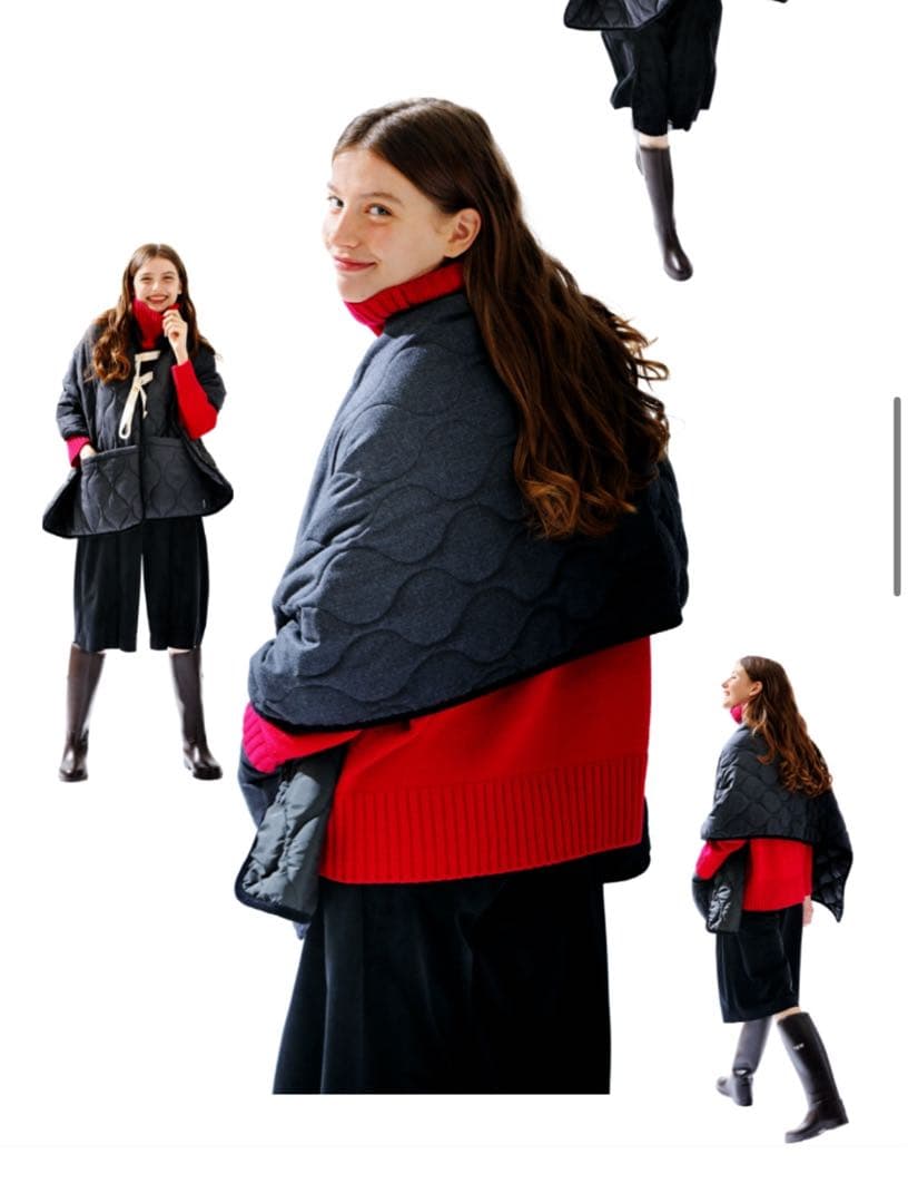 未使用 トラディショナル ウェザーウェア キルティング ポンチョ COLNE 未使用 トラディショナル ウェザーウェア キルティング ポンチョ COLNE