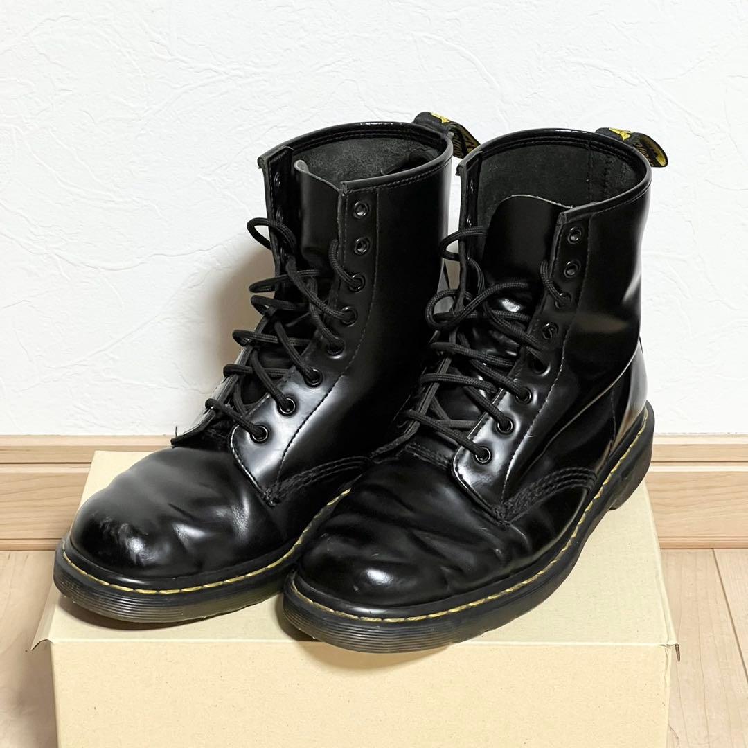 ドクターマーチン】 ブラックワークブーツ 26cm 8ホール UK7 - メルカリ ドクターマーチン】 ブラックワークブーツ 26cm 8ホール UK7 - メルカリ