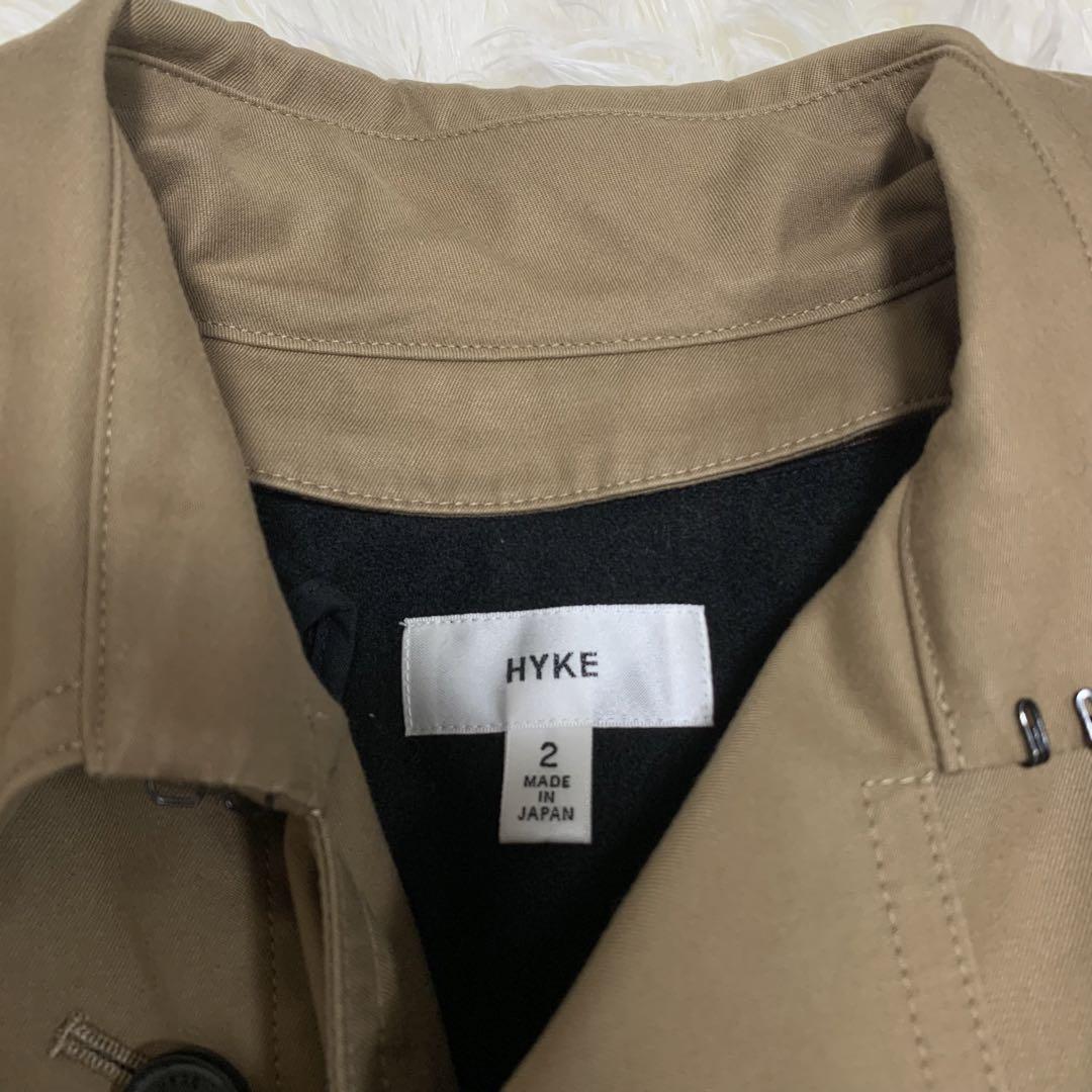 【美品】HYKE ハイク トレンチコート タイトフィット 2 ライナー